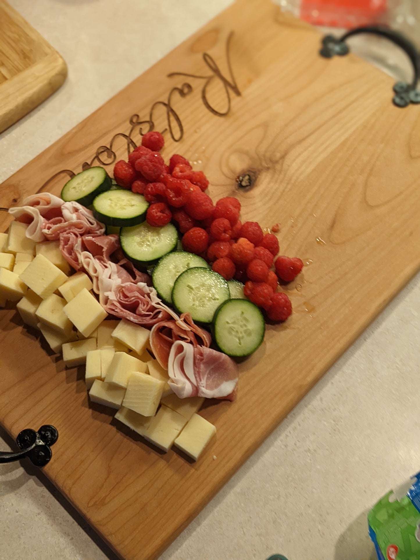 Custom charcuterie board