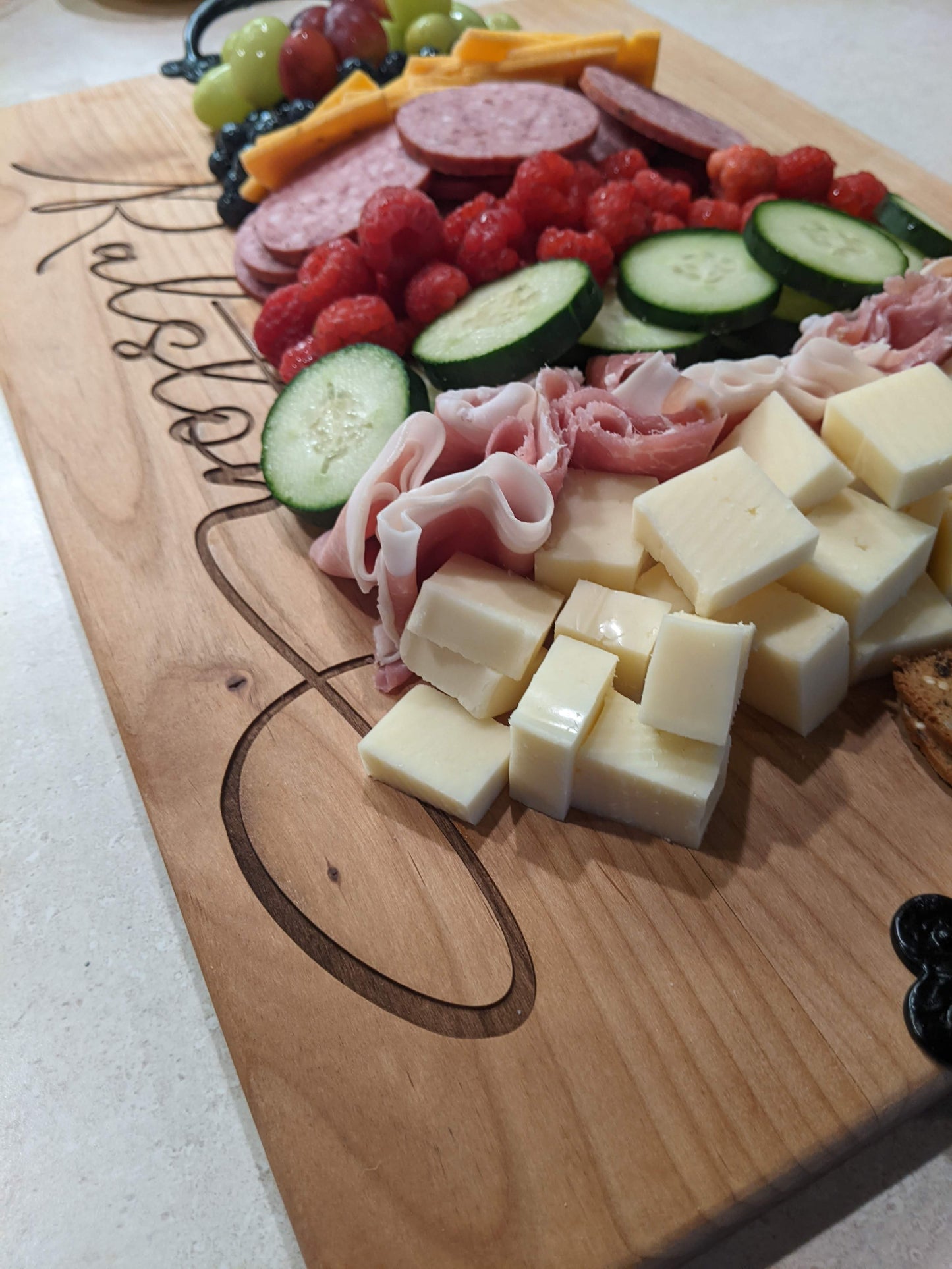 Custom charcuterie board