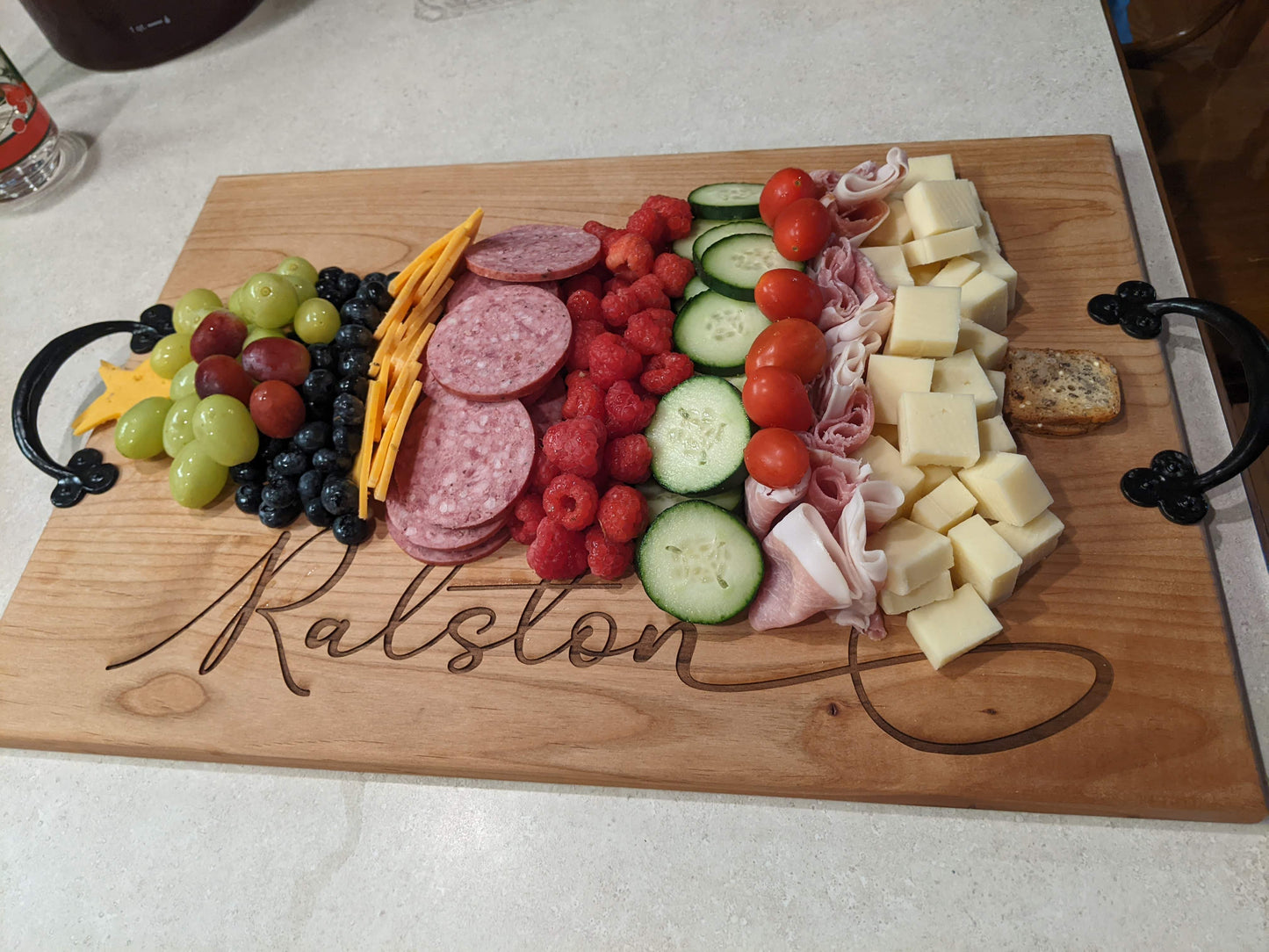 Custom charcuterie board