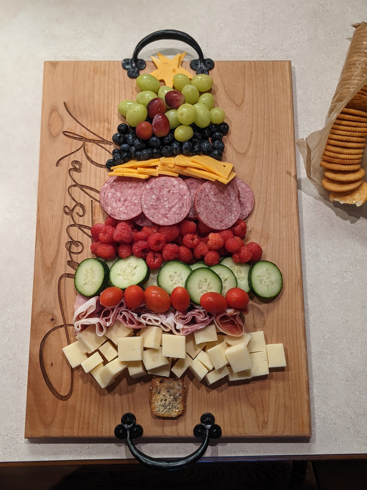 Custom charcuterie board