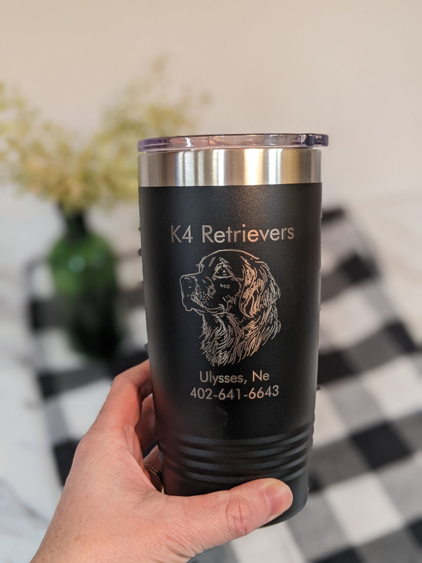 Personalized Name 20oz Tumbler,  Custom engraved Logo tumbler,