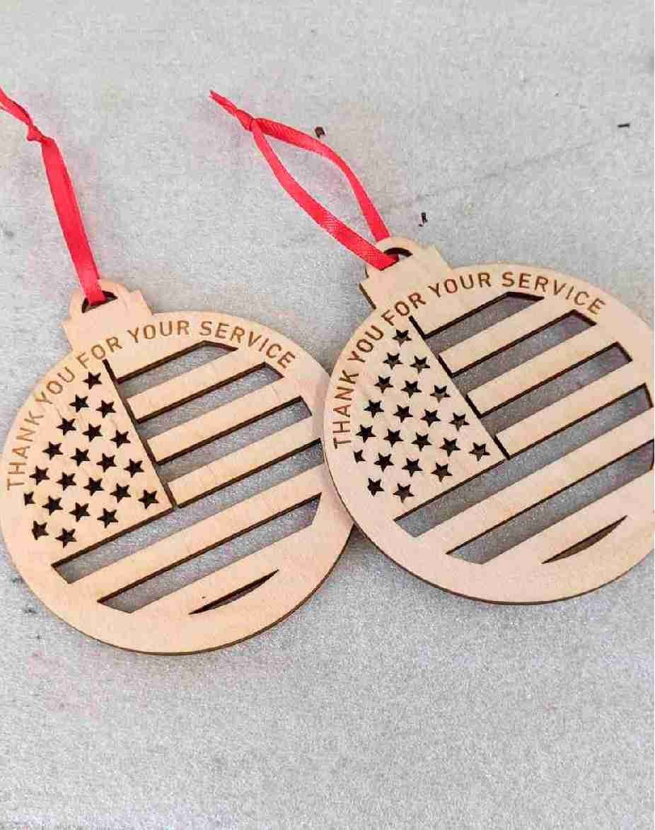 Veteran Appreciation Ornament, Veteran's Day Ornament Gift,  Gift For Veterans Day, Veteran's Day Gift for Service,  military army veteran service