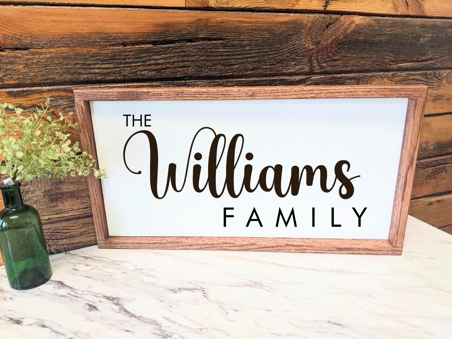 Personalized Family Name Sign