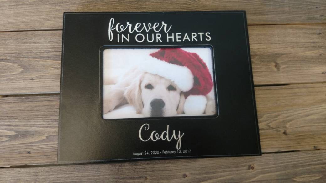 Pet Memorial Picture frame for dog