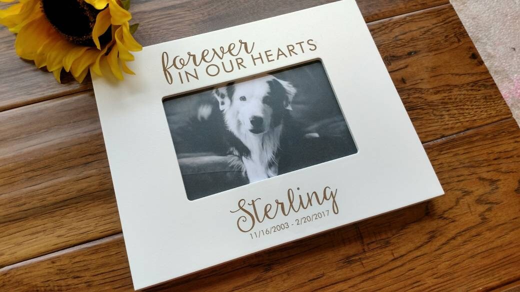 Pet Memorial Picture frame for dog