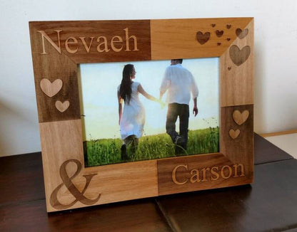 Picture Frame For Couple, His and Hers Christmas Gift ,Couple picture frame,  gift for her, wedding couple gift,