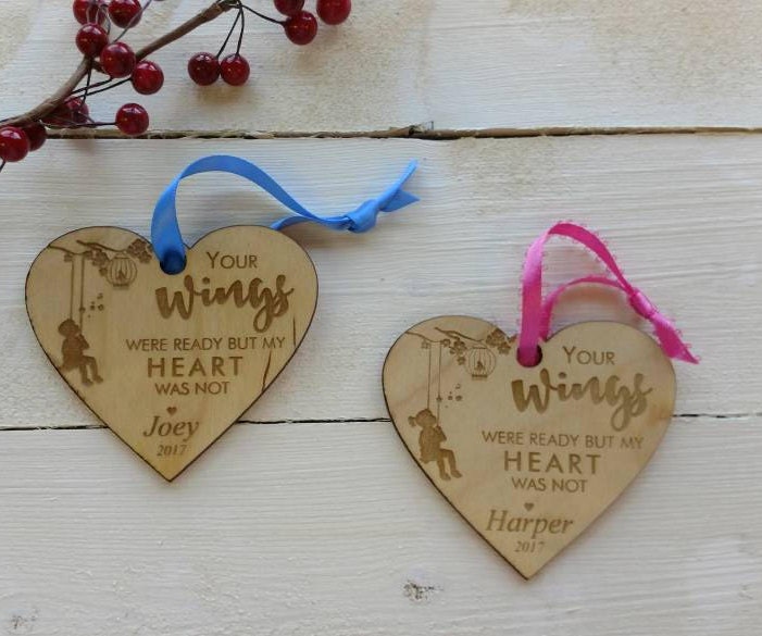 Memorial Baby Keepsake Christmas Ornament, Loss of child Christmas Ornament, Loss of Boy Christmas Ornament