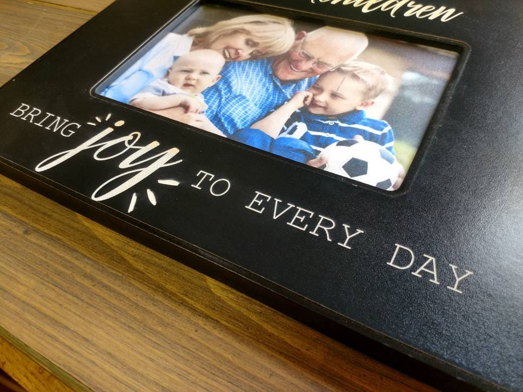 4x6 Grandchildren Bring Joy Picture Frame Gift