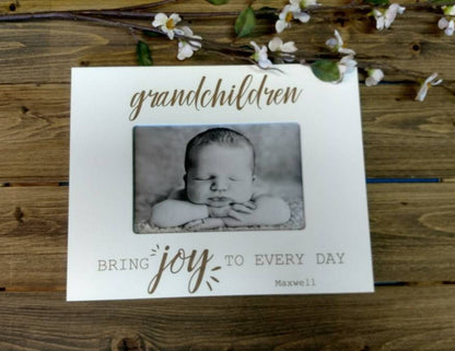 4x6 Grandchildren Bring Joy Picture Frame Gift