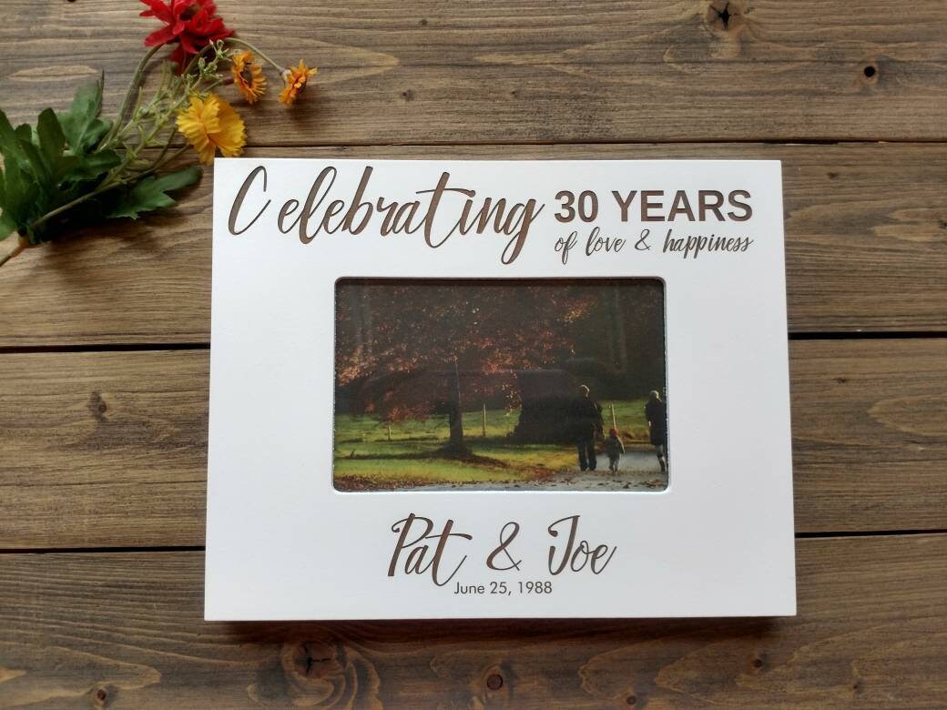 50th Anniversary Picture frame, Gift for parents 50, Personalized Anniversary Picture Frame, 50th Anniversary Frame for couple,