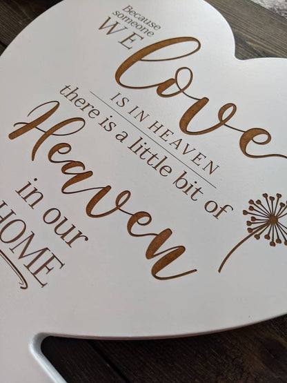 Personalized Someone We Love In Heaven Memorial Gift