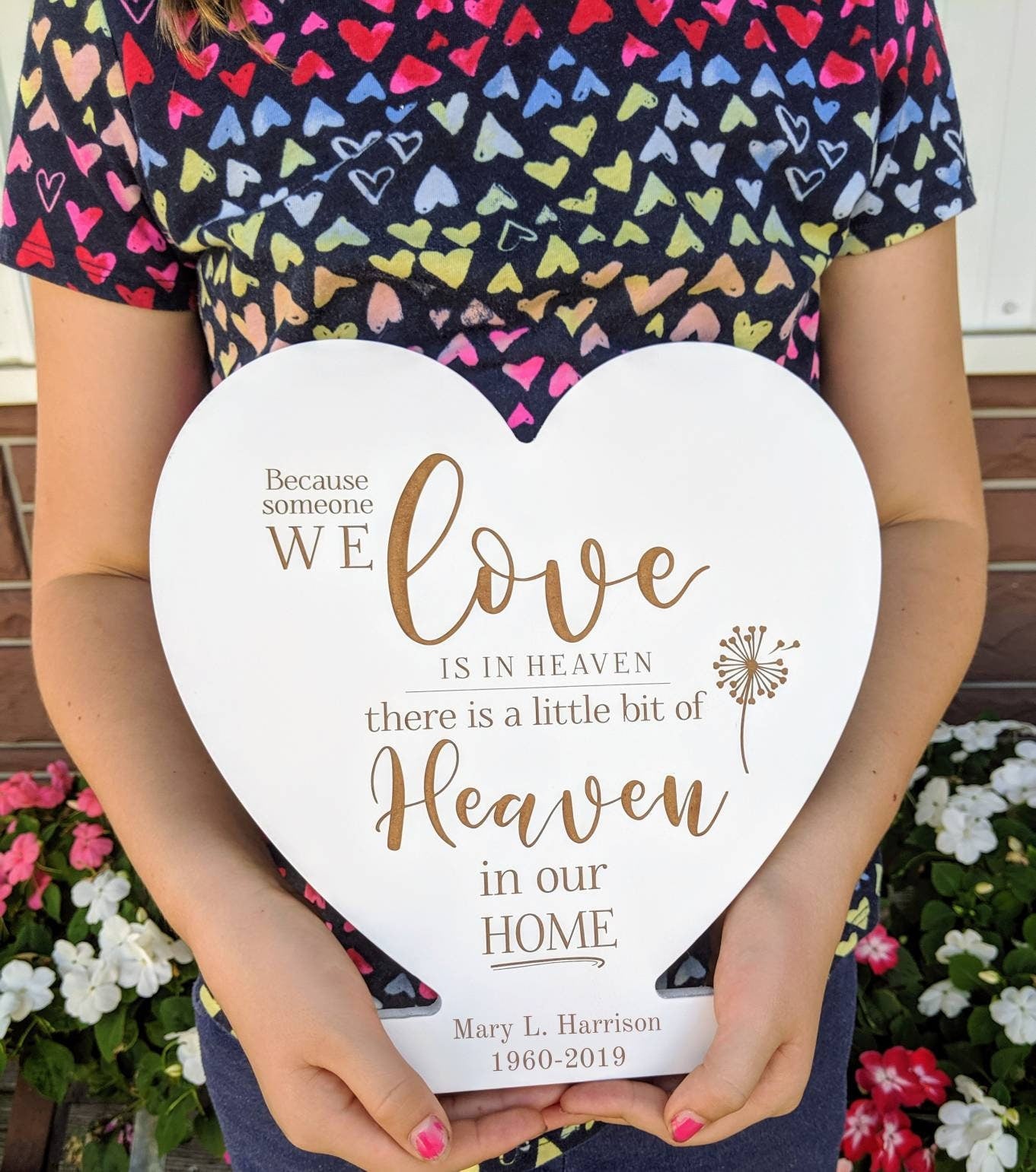 Personalized Someone We Love In Heaven Memorial Gift