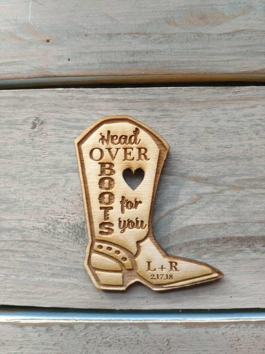 Cowboy Boot  Wedding Magnet, Western Wedding guest favors, boot wedding favors Magnet, wedding guest Magnet, wedding magnets,