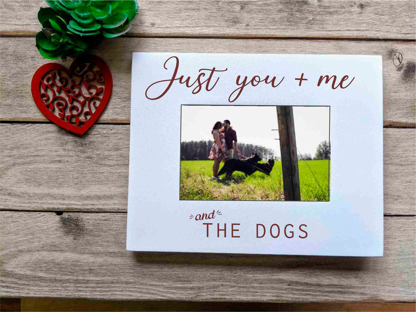 4x6 You, Me and the dogs Picture Frame