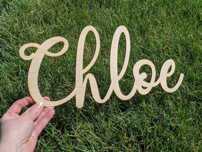 14x5 Carved Name Word Cut Out