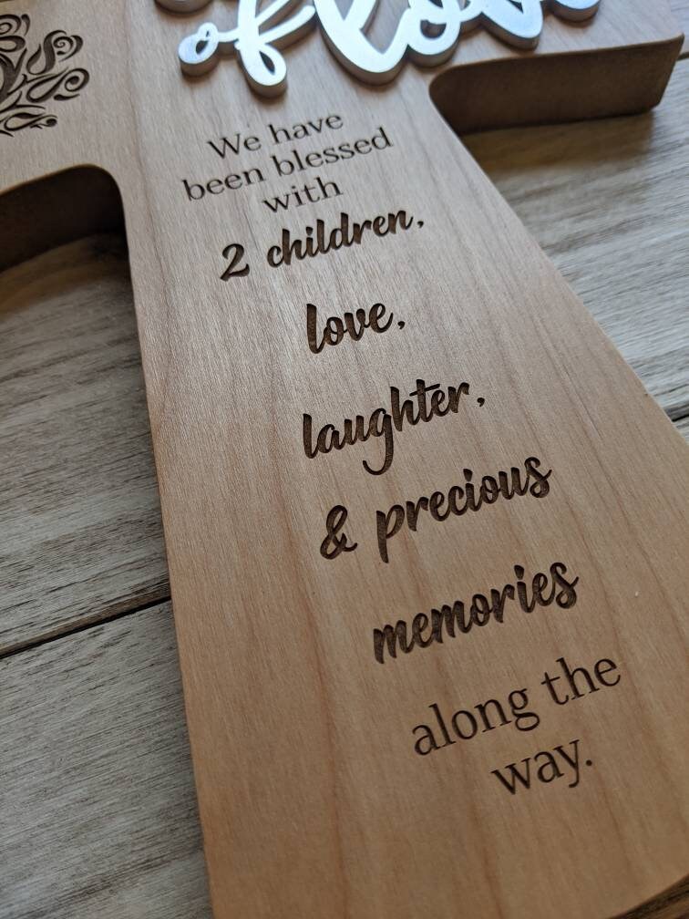 Personalized 25th Anniversary  Gift, 25th Personalized Anniversary Cross Gift For Parents, Religious 25th wedding Anniversary Cross,