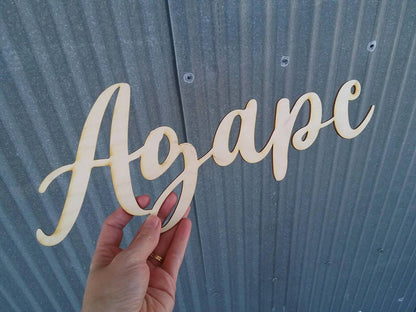 14x5 Carved Name Word Cut Out