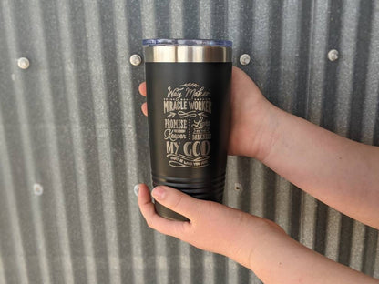 Faith Travel Tumbler , Waymaker Travel Tumbler Gift