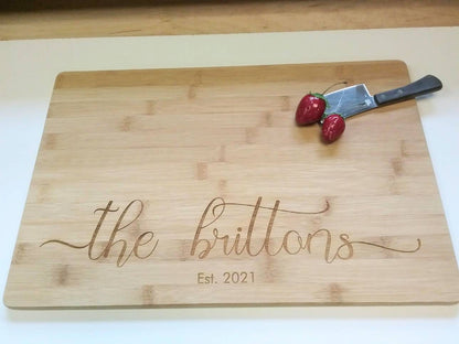 Personalized Charcuterie Board for Couple