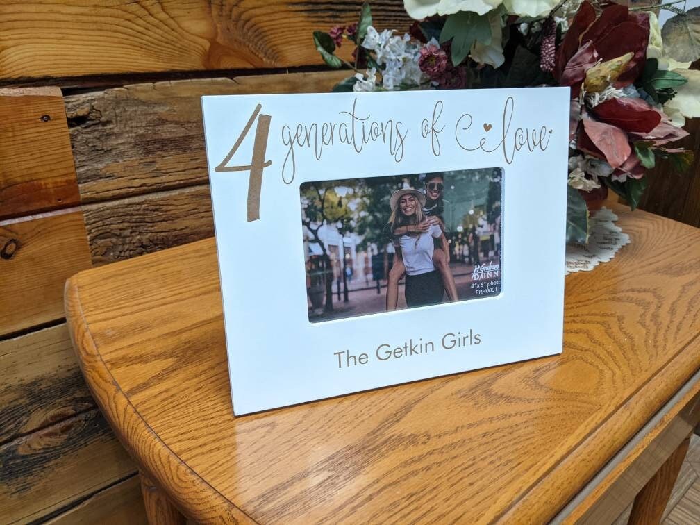 4x6 Generations Picture Frame Gift