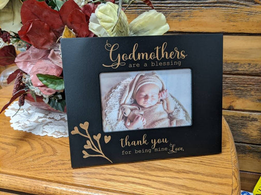 Personalized Godmother Picture frame