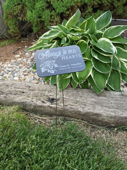 7x5 Outdoor Garden Memorial for Loved One,