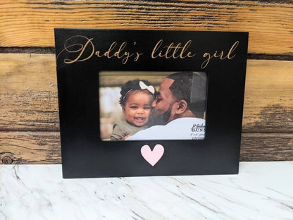 Daddy's little girl picture frame, Valentine's day Gift for daddy, Daddy's Little Girl Picture Frame, Personalized