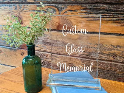 Custom Glass Memorial Gift