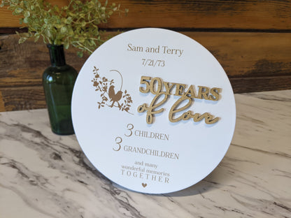 50th anniversary gifts for parents,