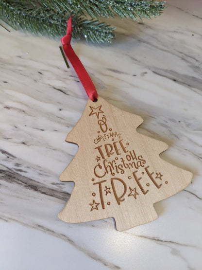 Wood Christmas Tree Ornament, Christmas tree wood Christmas Ornaments,Christmas wood ornaments