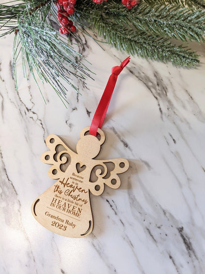 Angel Memorial Christmas Ornament ,