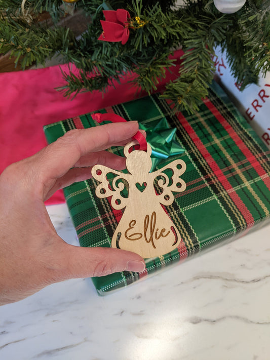 Personalized Wood Christmas gift tag, charismas gift tags,   ornament tag for stocking, Christmas stocking labels Christmas Gift Tags,