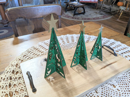 Wooden christmas tree decor, Christmas Tree Mantel Decor, Mantel decor for Christmas, wood Christmas tree art, DIY Christmas tree craft,