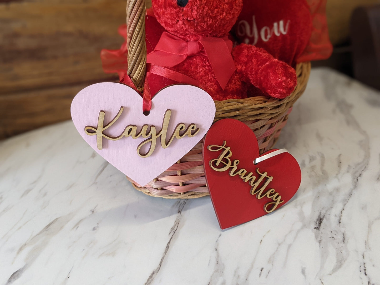 Personalized Valentine' Day Basket Name Tag, Personalized Valentine's Day Name Tag, Personalized Valentine Basket Name Tag,