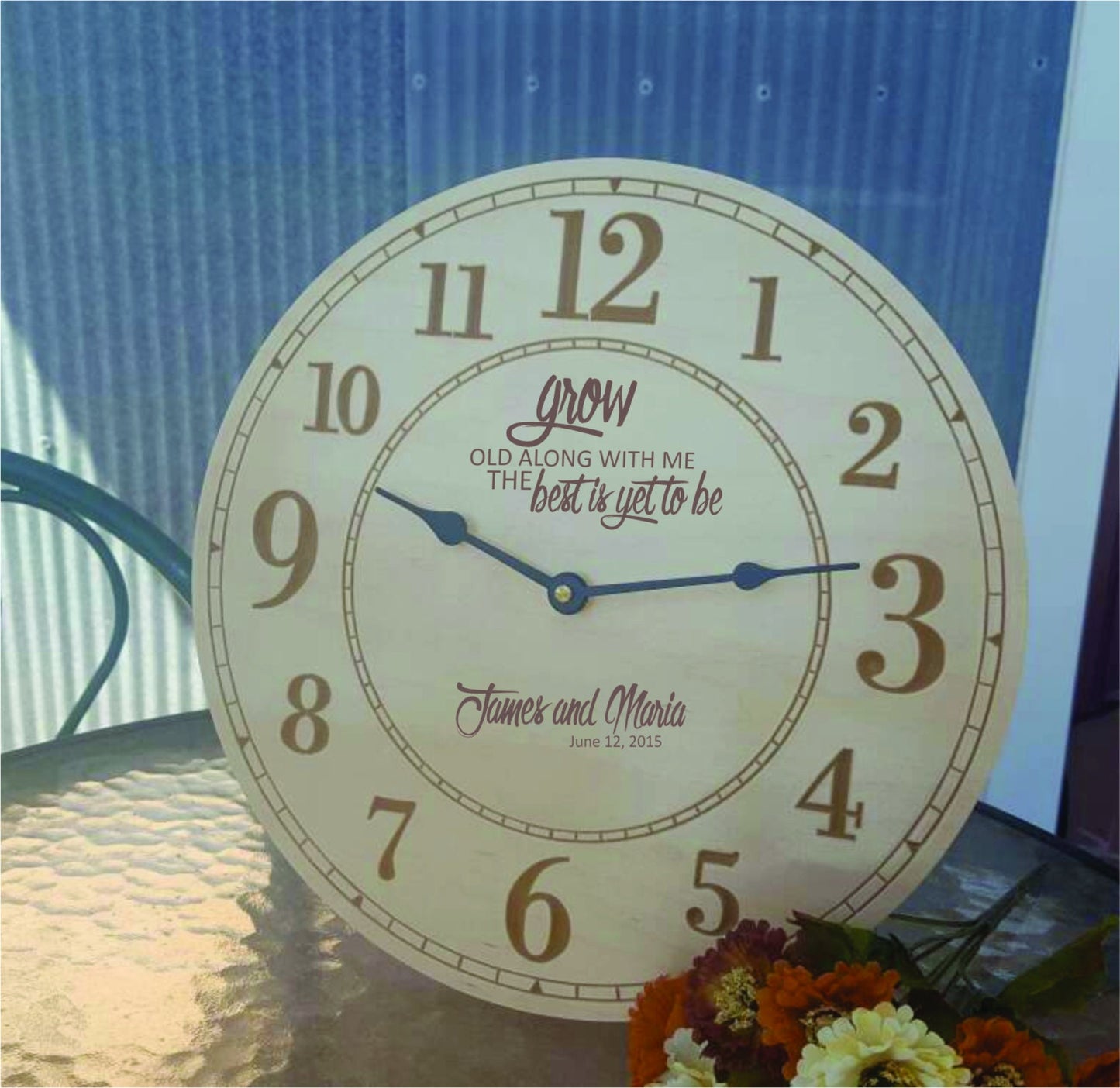 Personalized Best Is Yet To Be Clock Wedding Gift