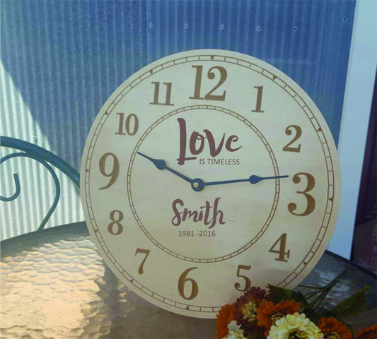 Anniversary Gift  Gift For Couple, Wedding Anniversary Clock, Gift for couple, Anniversary Clock for parents, 25th Anniversary